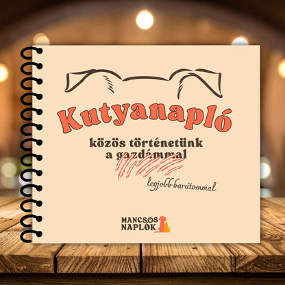 Kutyanapló első borítója a Mancsos Naplók sorozatból.